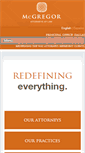 Mobile Screenshot of mcgregorfirm.com